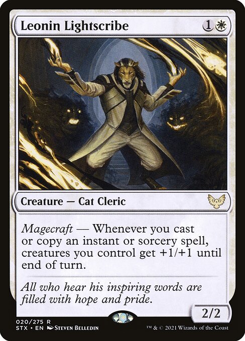 Leonin Lightscribe - Strixhaven: School of Mages - R - 20