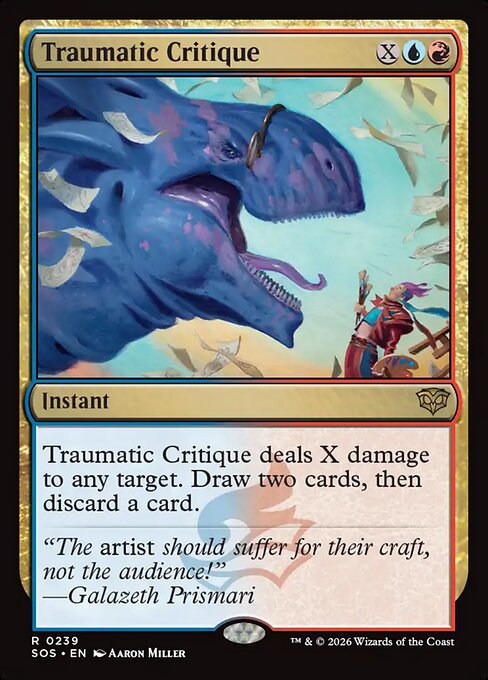 Traumatic Critique - Secrets of Strixhaven - R - 239