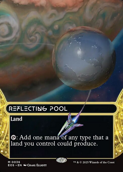 Reflecting Pool (0036) (Borderless) - Edge of Eternities: Stellar Sights - M - 36