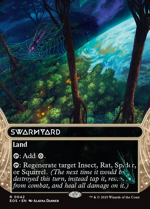 Swarmyard (0042) (Borderless) - Edge of Eternities: Stellar Sights - R - 42