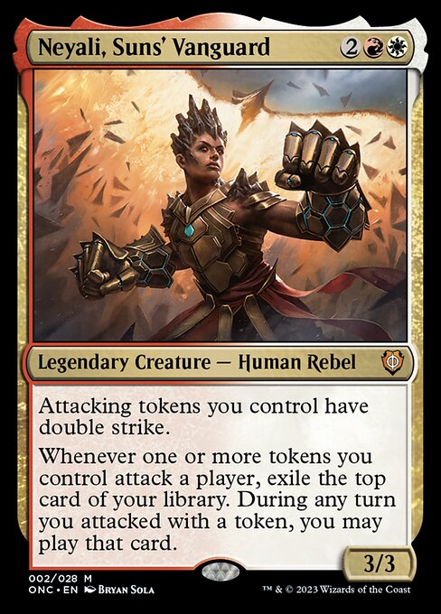 Neyali, Suns' Vanguard - Commander: Phyrexia: All Will Be One - M - 2