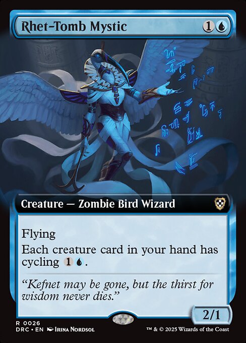 Rhet-Tomb Mystic (Extended Art) - Commander: Aetherdrift - R - 26