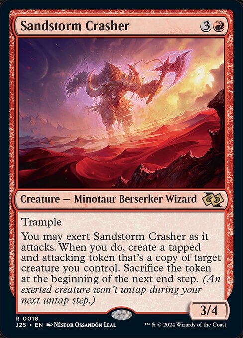 Sandstorm Crasher - Foundations Jumpstart - R - 18