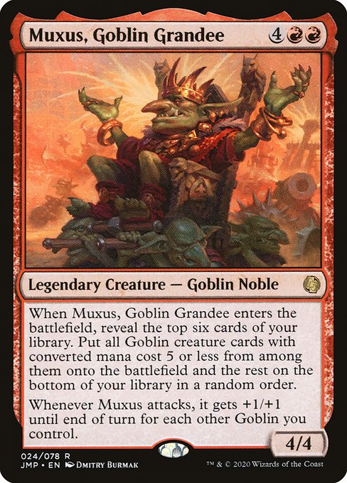 Muxus, Goblin Grandee - Jumpstart - R - 24