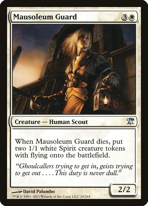 Mausoleum Guard - Innistrad - U - 20