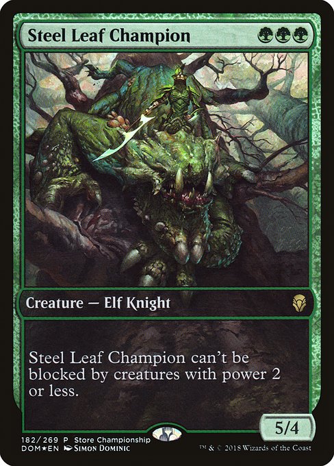 Steel Leaf Champion - Game Day & Store Championship Promos - P - 182