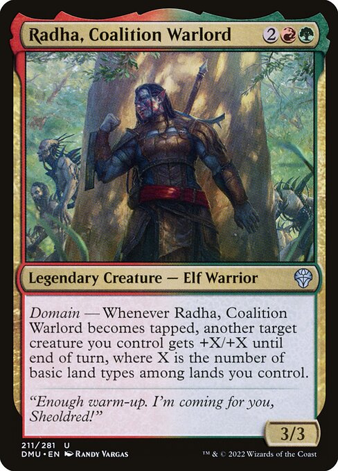 Radha, Coalition Warlord - Dominaria United - U - 211