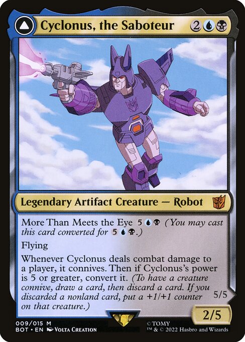 Cyclonus, the Saboteur - Universes Beyond: Transformers - M - 9