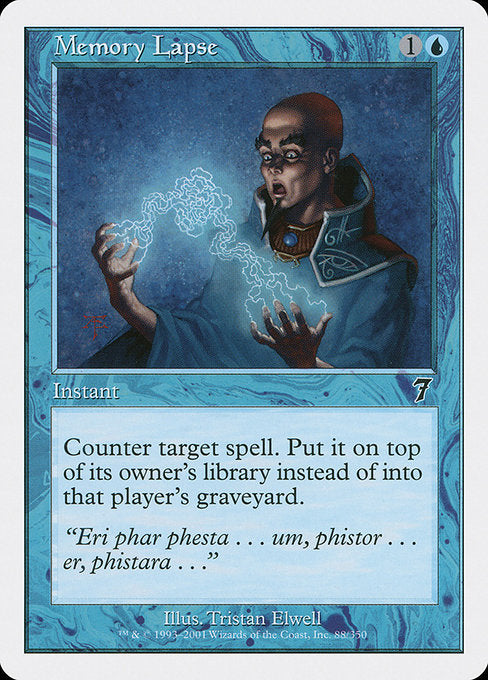Memory Lapse - 7th Edition - C - 88