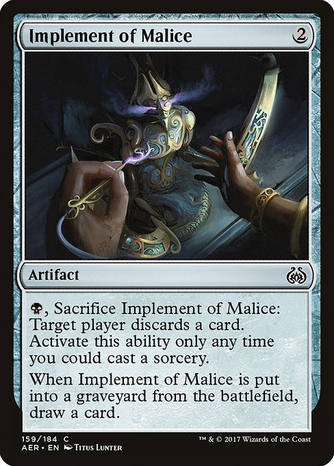 Implement of Malice - Aether Revolt - C - 159