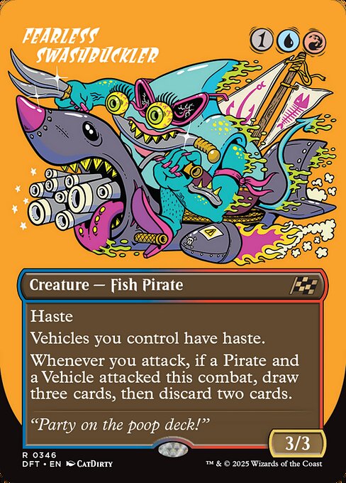 Fearless Swashbuckler (Borderless) - Aetherdrift - R - 346