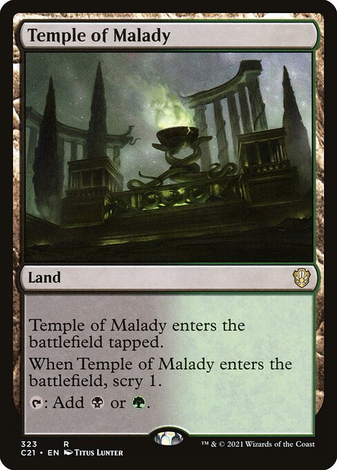 Temple of Malady - Commander 2021 - R - 323
