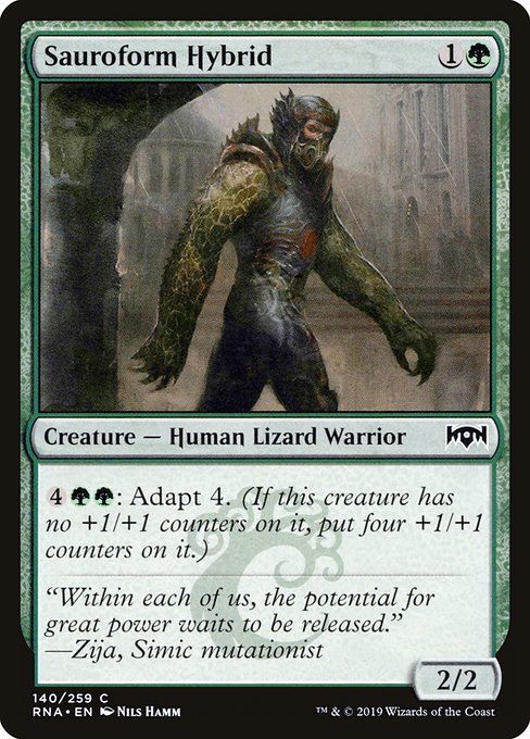 Sauroform Hybrid - Ravnica Allegiance - C - 140