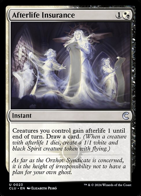 Afterlife Insurance - Ravnica: Clue Edition - U - 23