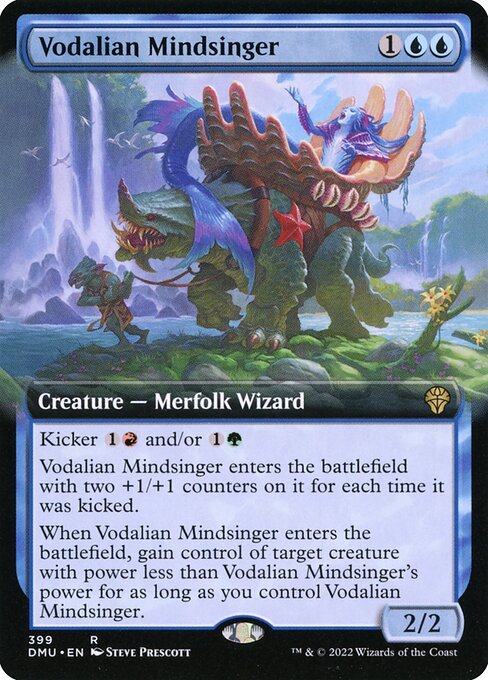 Vodalian Mindsinger (Extended Art) - Dominaria United - R - 399