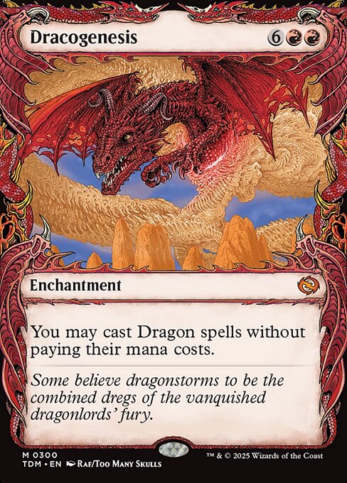 Dracogenesis (0300) (Showcase) - Tarkir: Dragonstorm - M - 300
