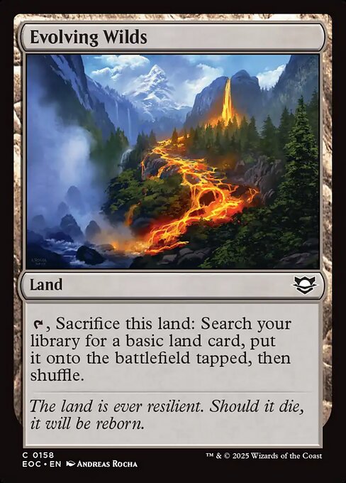Evolving Wilds - Commander: Edge of Eternities - C - 158