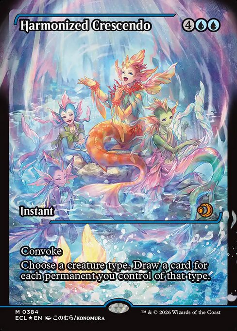Harmonized Crescendo (0384) (Showcase) - Lorwyn Eclipsed - M - 384