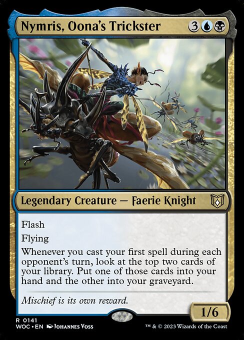 Nymris, Oona's Trickster - Commander: Wilds of Eldraine - R - 141