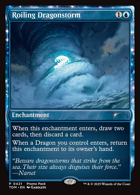 Roiling Dragonstorm - Promo Pack: Tarkir: Dragonstorm - P - 421