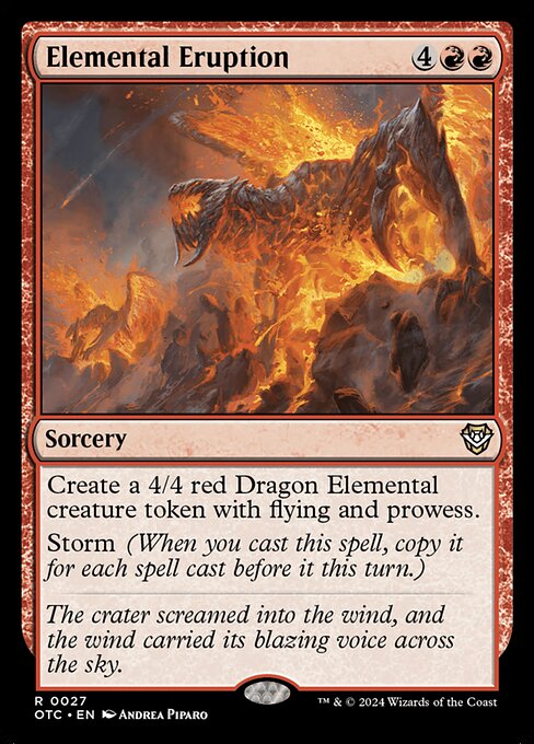 Elemental Eruption - Commander: Outlaws of Thunder Junction - R - 27