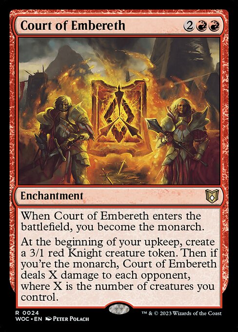 Court of Embereth - Commander: Wilds of Eldraine - R - 24