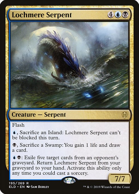 Lochmere Serpent - Throne of Eldraine - R - 195