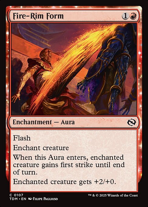 Fire-Rim Form - Tarkir: Dragonstorm - C - 107