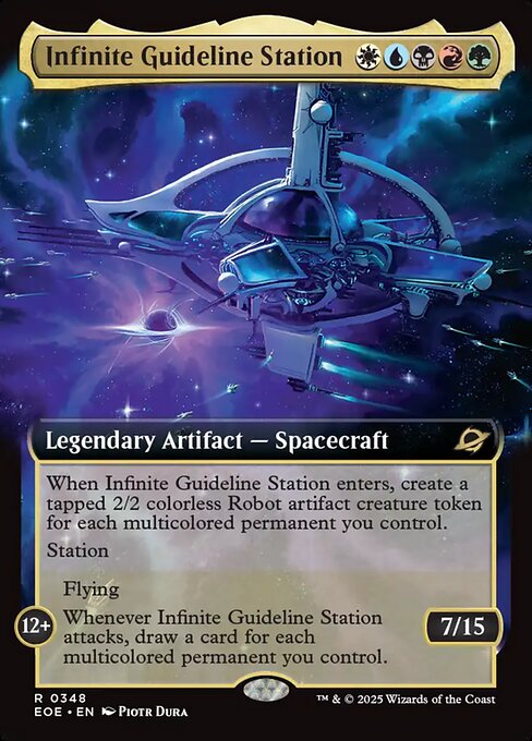 Infinite Guideline Station (Extended Art) - Edge of Eternities - R - 348