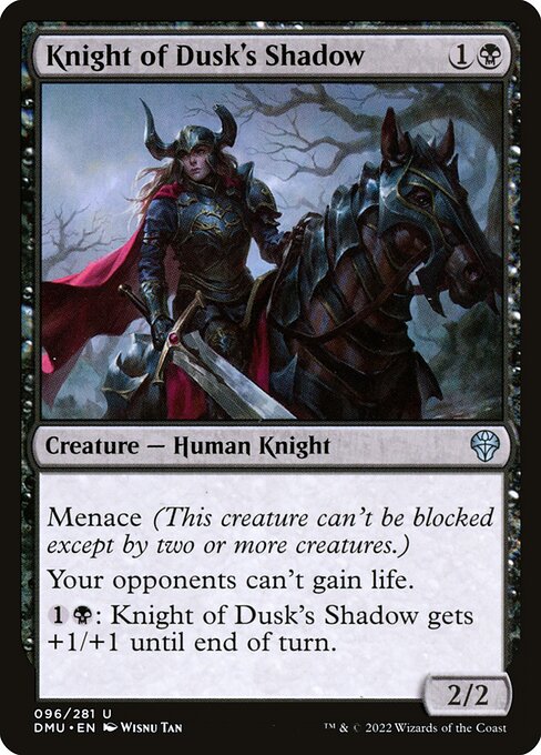 Knight of Dusk's Shadow - Dominaria United - U - 96
