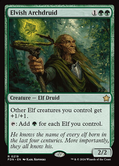 Elvish Archdruid - Foundations - R - 219