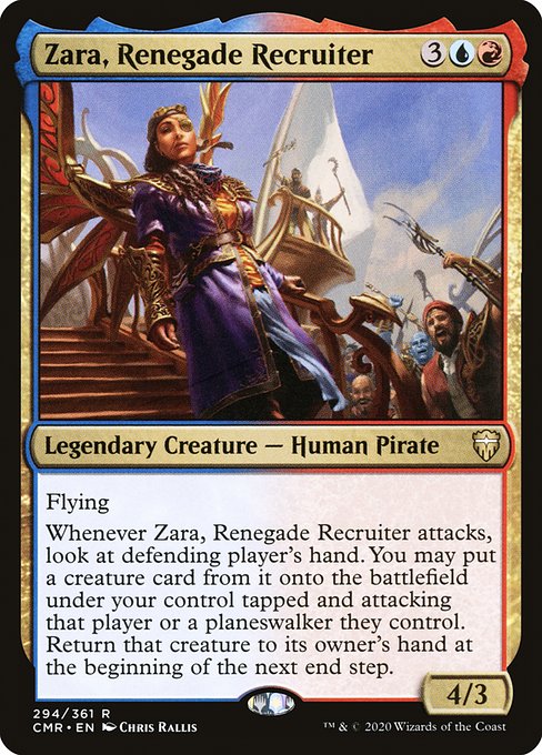 Zara, Renegade Recruiter - Commander Legends - R - 294