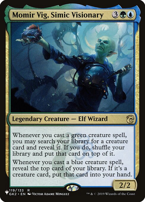 Momir Vig, Simic Visionary - The List Reprints - R - 119/133