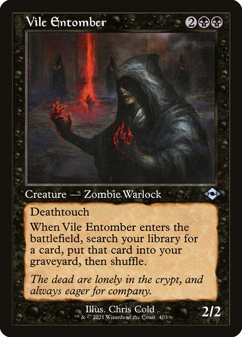 Vile Entomber (Retro Frame) (Foil Etched) - Modern Horizons 2 - U - 403