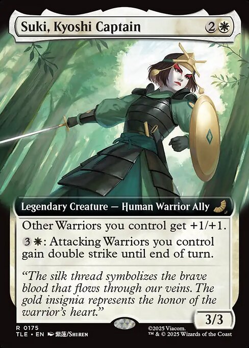 Suki, Kyoshi Captain (Extended Art) - Avatar: The Last Airbender: Eternal-Legal - R - 175