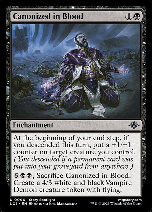 Canonized in Blood - The Lost Caverns of Ixalan - U - 96