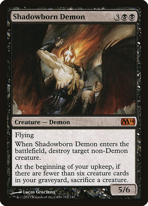 Shadowborn Demon - Magic 2014 (M14) - M - 115