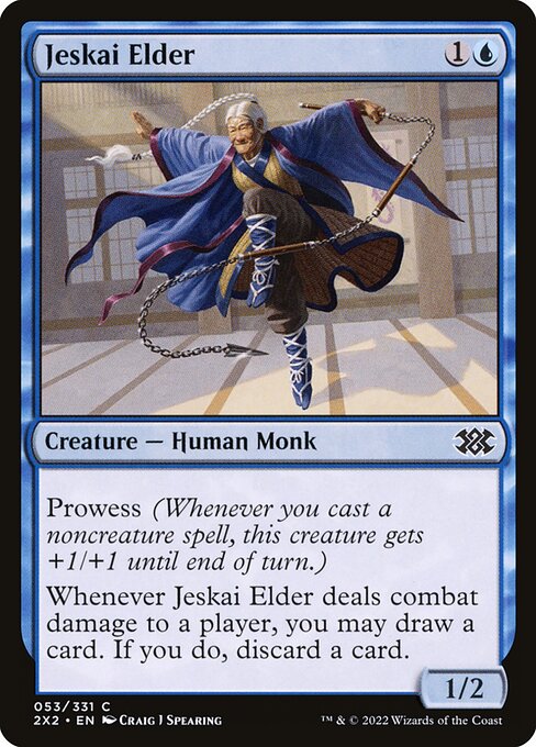 Jeskai Elder - Double Masters 2022 - C - 53