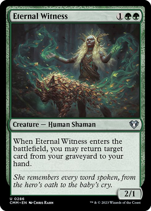 Eternal Witness - Commander Masters - U - 286