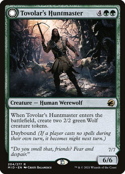 Tovolar's Huntmaster - Innistrad: Midnight Hunt - R - 204