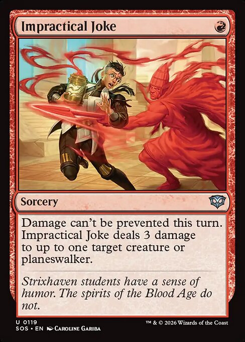 Impractical Joke - Secrets of Strixhaven - U - 119