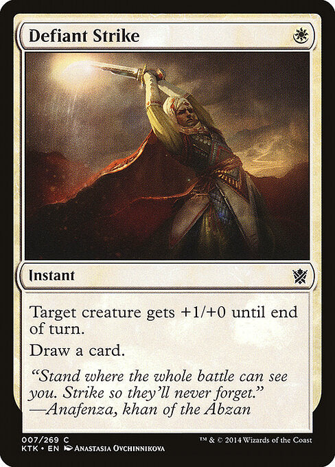 Defiant Strike - Khans of Tarkir - C - 7