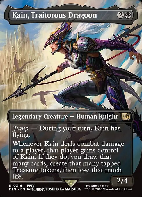 Kain, Traitorous Dragoon (Borderless) - FINAL FANTASY - R - 316