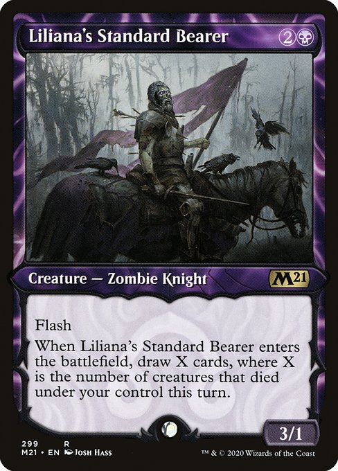 Liliana's Standard Bearer (Showcase) - Core Set 2021 - R - 299