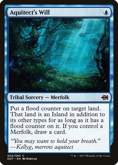 Aquitect's Will - Duel Decks: Merfolk vs. Goblins - C - 2