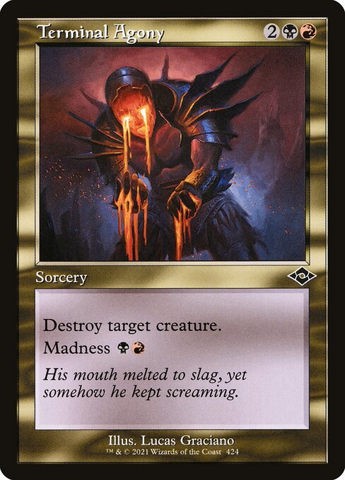 Terminal Agony (Retro Frame) - Modern Horizons 2 - C - 424