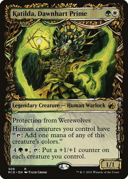 Katilda, Dawnhart Prime (Showcase) - Innistrad: Midnight Hunt - R - 309