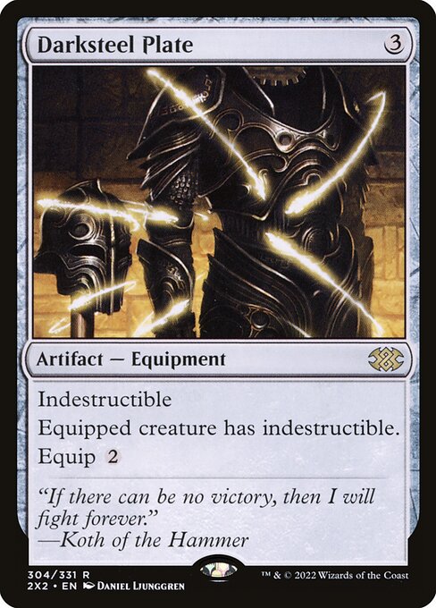 Darksteel Plate - Double Masters 2022 - R - 304