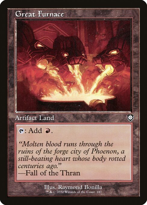 Great Furnace (Retro Frame) - Commander: The Brothers' War - C - 187