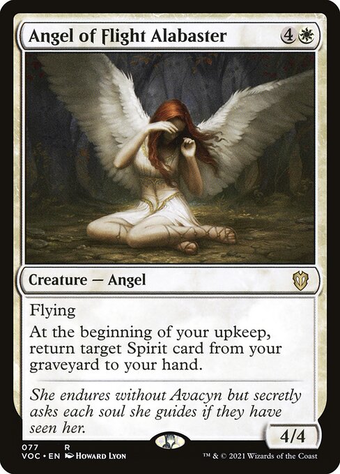 Angel of Flight Alabaster - Commander: Innistrad: Crimson Vow - R - 77
